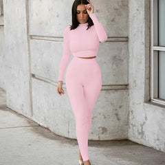 Short or Long Sleeve 2 Piece Set Tracksuit