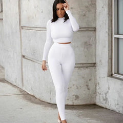 Short or Long Sleeve 2 Piece Set Tracksuit